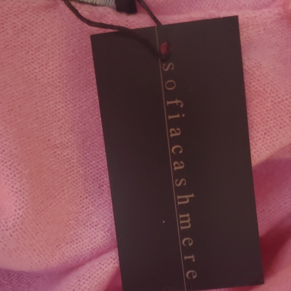 Sofia Cashmere Faux Wrap Sweater - Picture 6 of 7